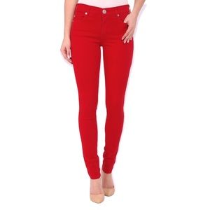 Red Skinny Jeans